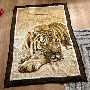 Biederlack Tiger Blanket